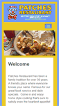 Mobile Screenshot of patchesrestaurant.com